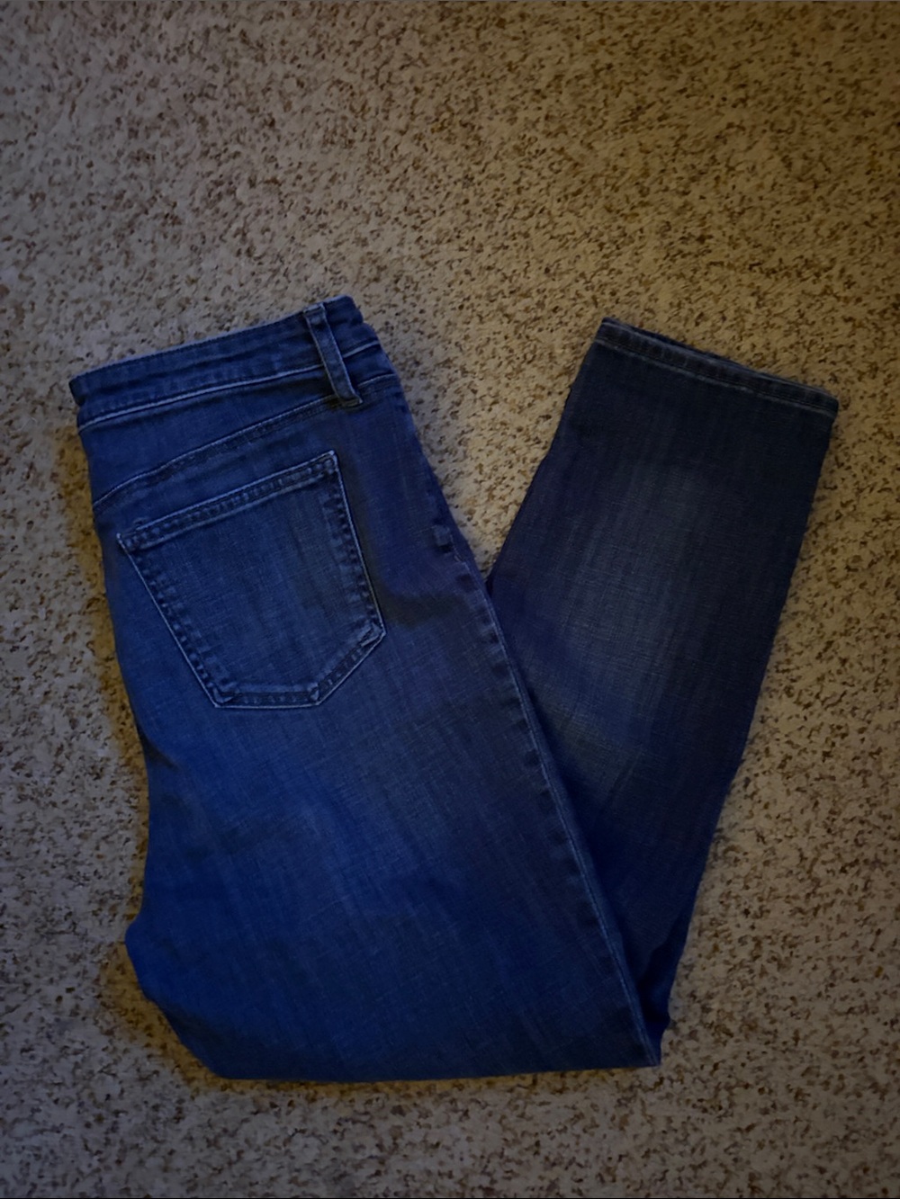 Chico’s Blue so slimming girlfriend ankle jeans size 1.5/ 10 inseam 26 - Picture 4 of 4